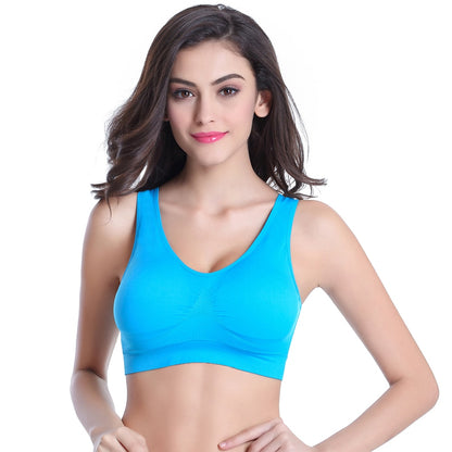 Bralette crop top fitness gym running sportswear