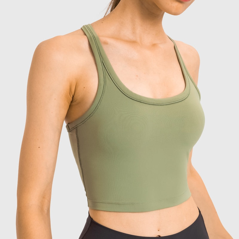 MOTION Women Padded Sports Bra Buttery Racerback