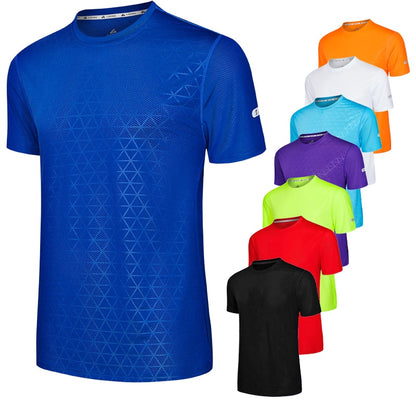 Gym Shirts Men Tanning Run Football