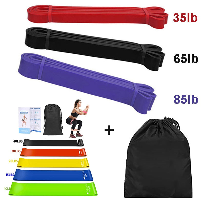 Pull Up Power Resistance Band Set Elastic Exercises