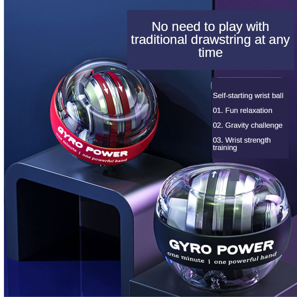 LED Wrist Power Hand Ball Self-starting Powerball