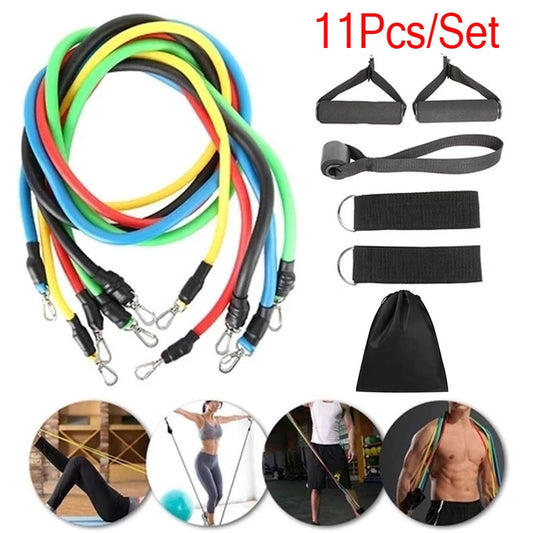 Fitness Latex Resistance Bands Set Fitness Rubber Bands