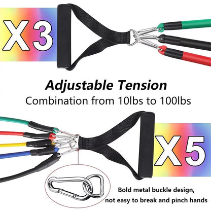 Latex Pull Rope Resistance Bands Indoor Fitness Equipment