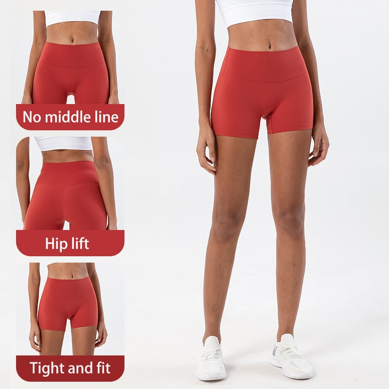 Fitness Shorts Female Tight Cycling Shorts Yoga Shorts