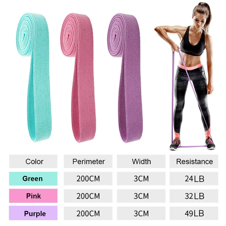 Durable Hip Circle Band Yoga Anti-slip Gym Fitness