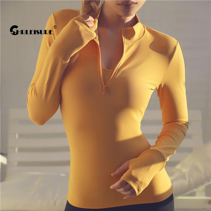 Long Sleeve Yoga Shirts Sport Top Fitness Yoga Top