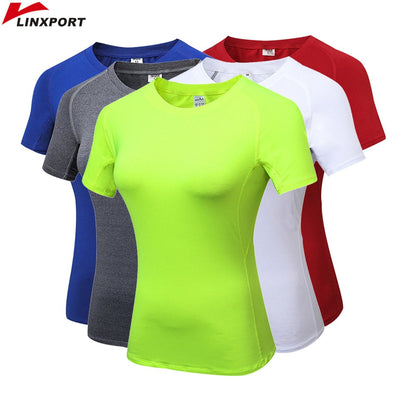 Fitness Women Shirts Quick Drying T Shirt Elastic