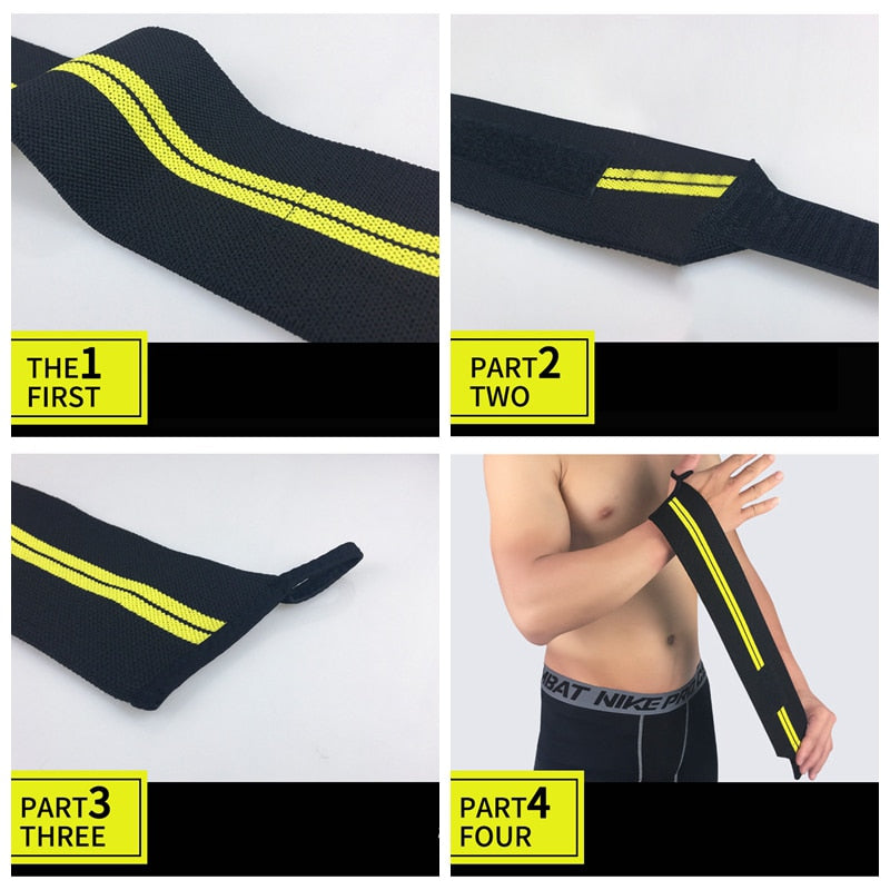 1 Pair Sport Wristband Wrist Support Weight Lifting