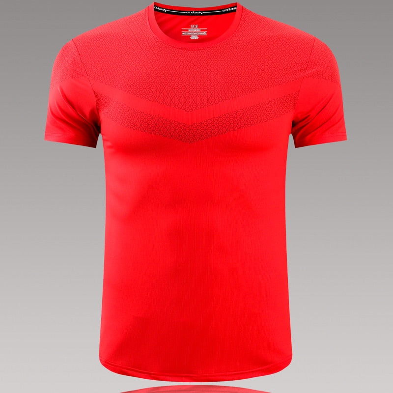 Men Running Jogging T Shirt Quick Dry