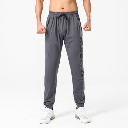 Gym Sweatpants Man Thin Fitness Trousers Slim Fit