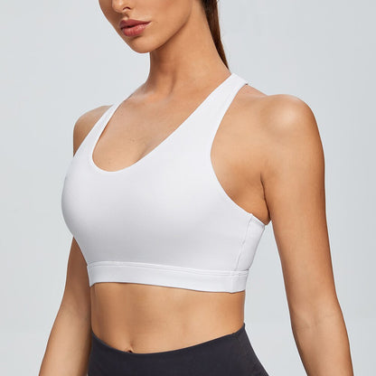 Plus Size Sports Bra Shock Proof Gathering