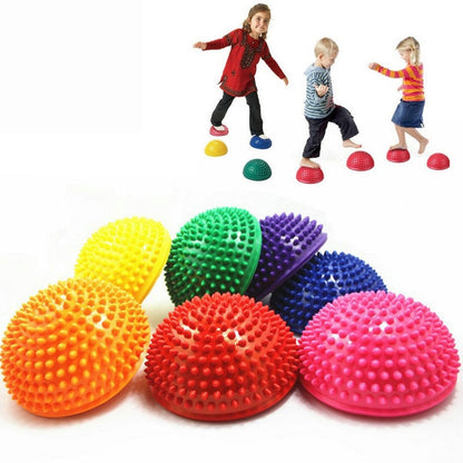 Half Sphere Yoga Balls PVC Inflatable Foot Massage