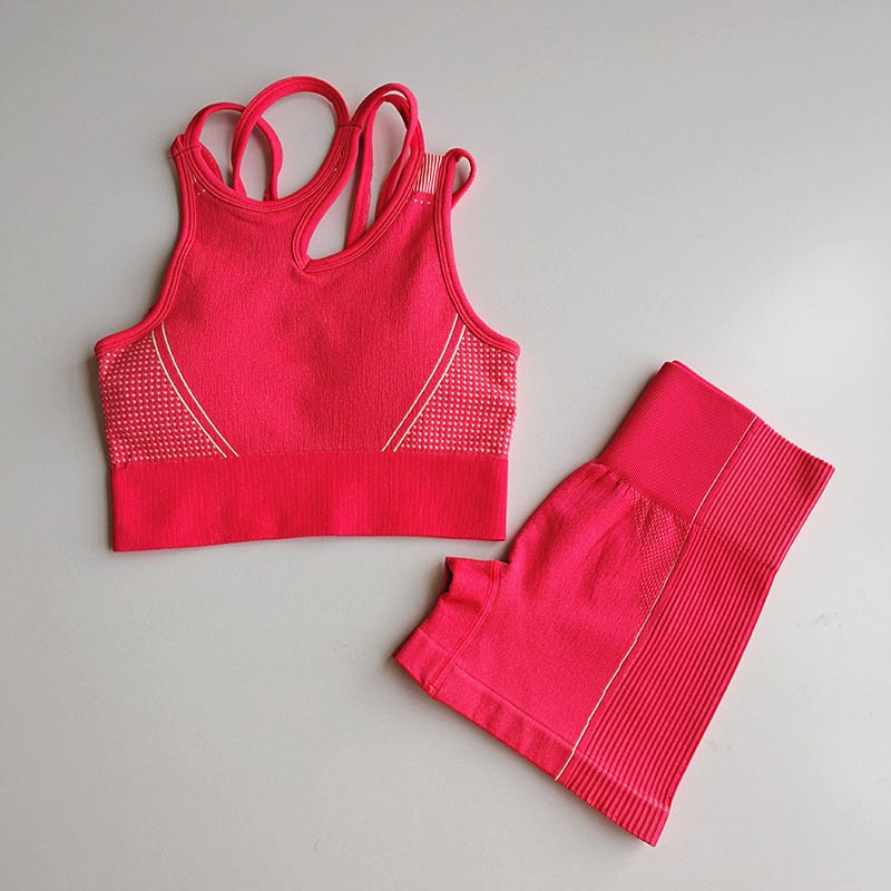 Seamless Sport Set Women Long Two Piece