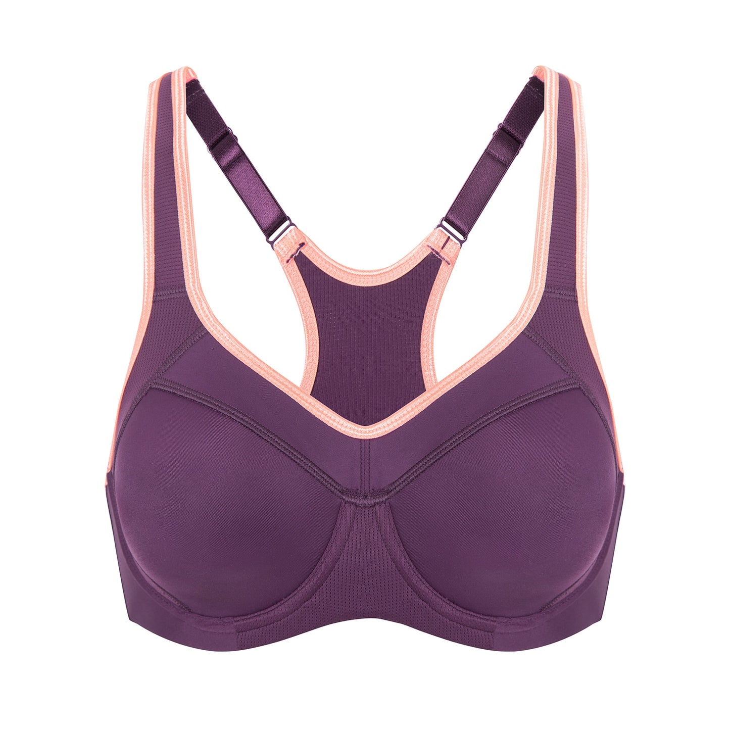 Sports Bra Women Polyamide Full Support High Impact