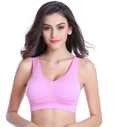 Bralette crop top fitness gym running sportswear