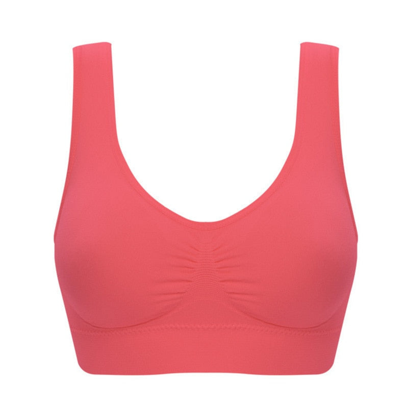 Bralette crop top fitness gym running sportswear