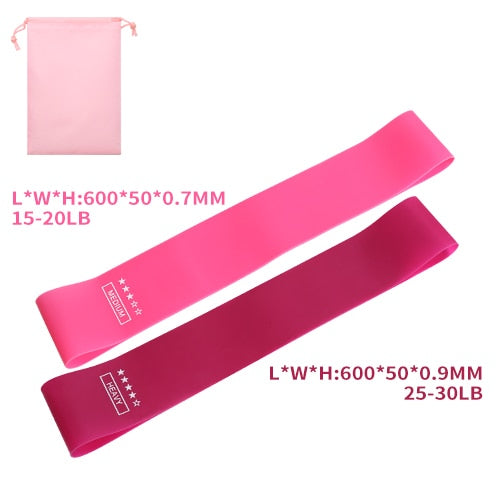 Yoga CrossFit Resistance Bands 5 Level Rubber Pull Rope