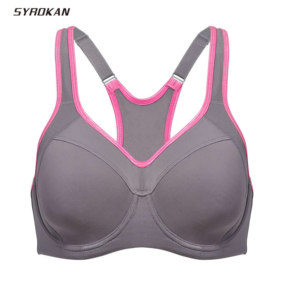 Sports Bra Women Polyamide Full Support High Impact