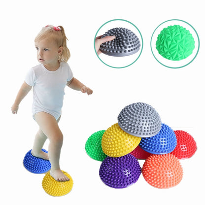 Half Sphere Yoga Balls PVC Inflatable Foot Massage