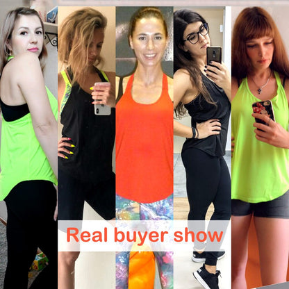 Quality 15% spandex Fitness Sports Yoga Shirt Quickly Dry