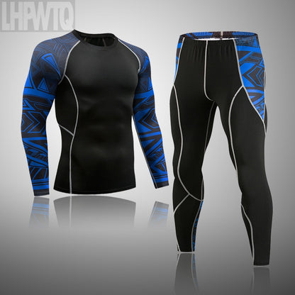 Sports Suit MMA rashgard male Quick drying Sportswear