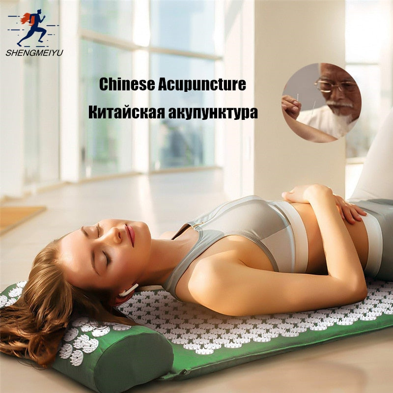 Yoga Massage Mat Acupressure Mat Acupuncture Pad