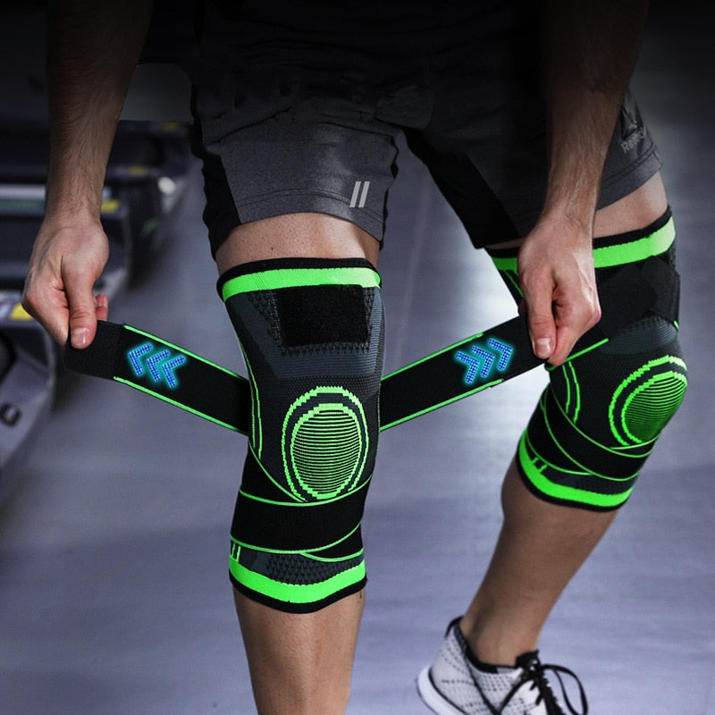 Sports Men Compression Knee Brace Elastic Support Pads