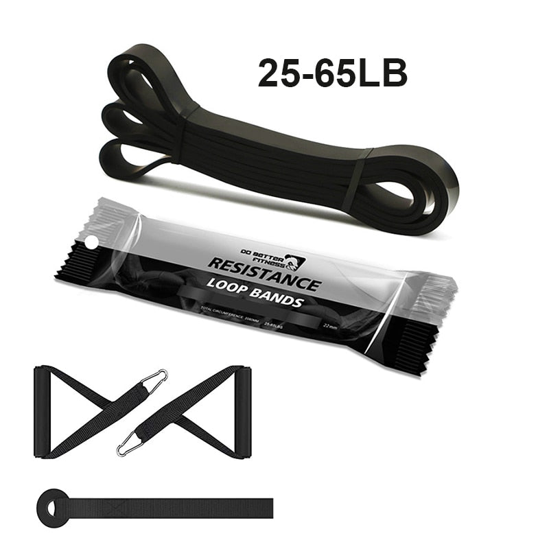 Fitness Band Pull Up Elastic Bands Rubber Resistance Loop
