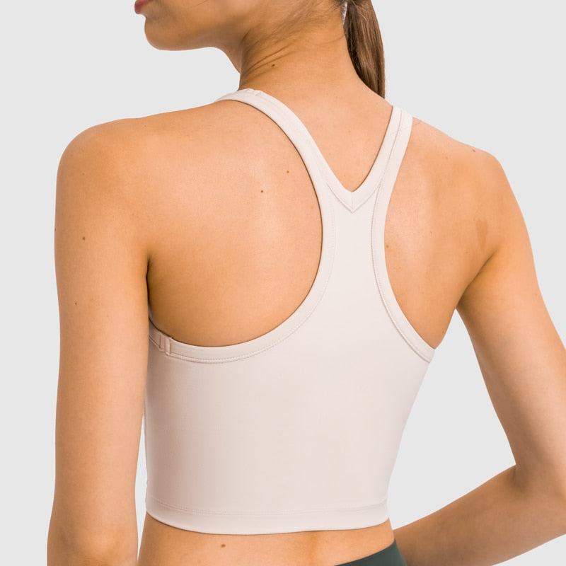 MOTION Women Padded Sports Bra Buttery Racerback