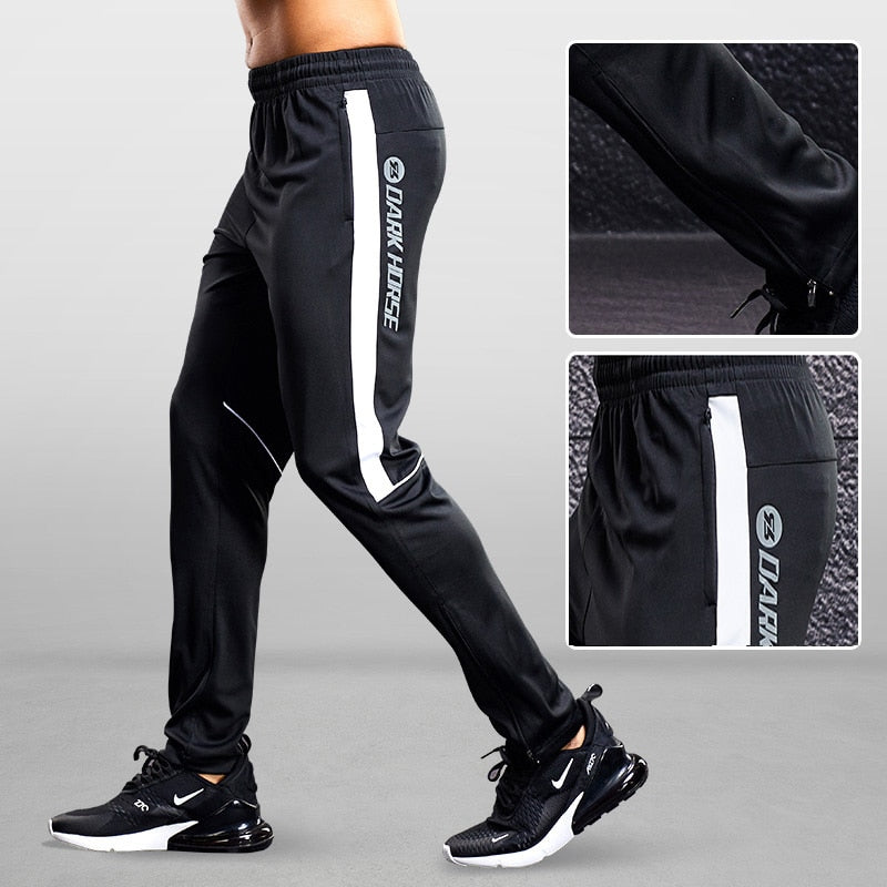 Men‘S Sport Pants Running Pants With Zipper Pockets