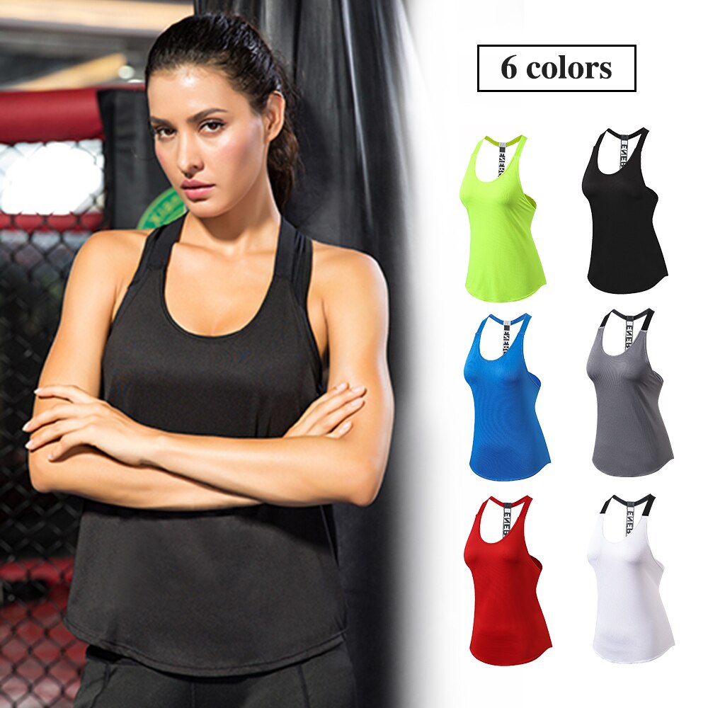 Quality 15% spandex Fitness Sports Yoga Shirt Quickly Dry