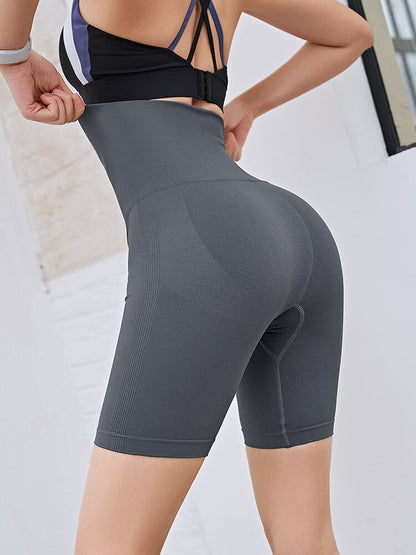 Corset Waist Shaping Pants Push Hip Yoga Shorts