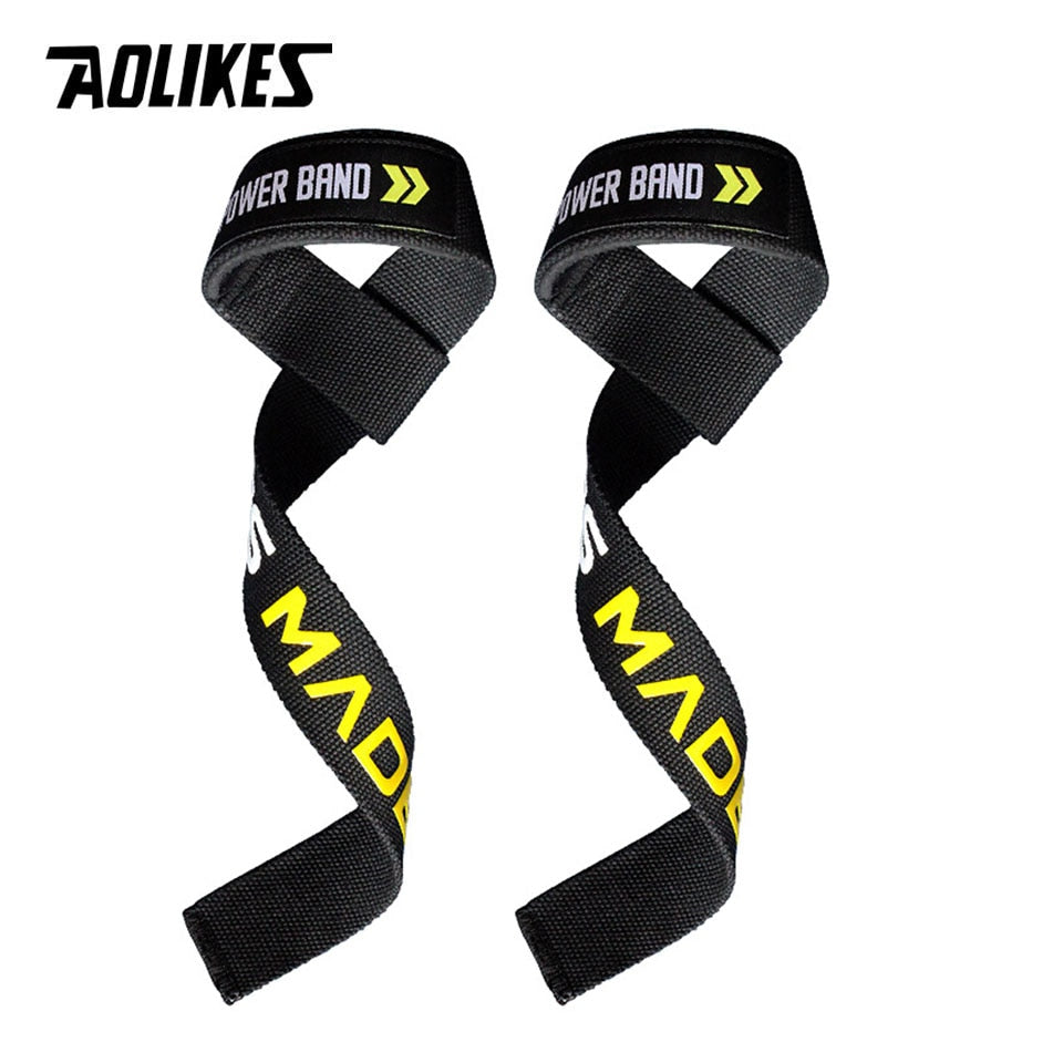 1 Pair Weight lifting Wrist Straps Fitness Bodybuilding