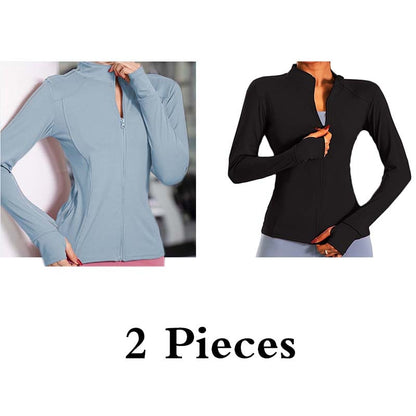 Women's Long Sleeves Sports Running Shirt Breathable