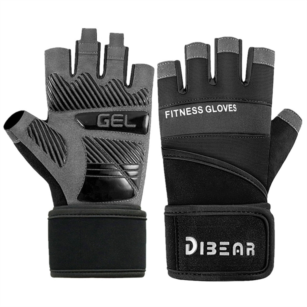 Bodybuilding Gym Gloves Weightlifting Dumbbell Training