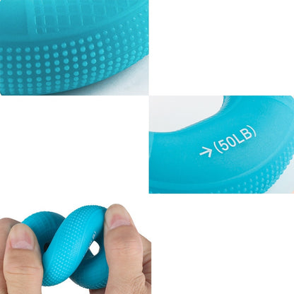 Hand Exerciser Train Fingers Strength Silicone Grip Ring