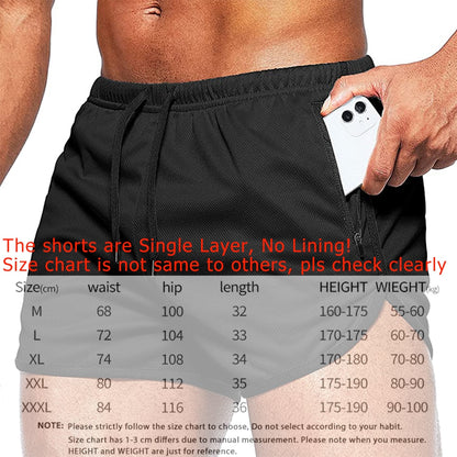 Running Shorts Men Fitness Gym Training Sports