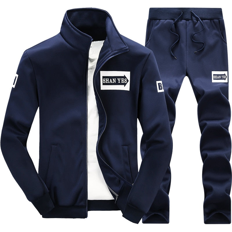 Brand Men Tracksuit Sports Suits Men Fitness Jogging