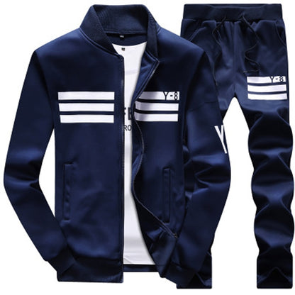 Men Running Sets Autumn Sportswear Sport Suit