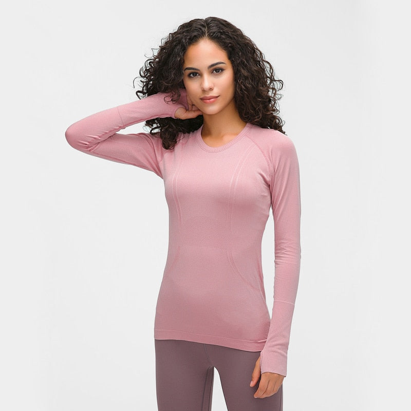 Women Yoga Seamless Top Super Soft Shirt