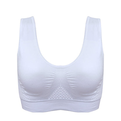 Breathable Sports Bras Women Hollow Out Padded