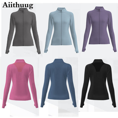 Women's Long Sleeves Sports Running Shirt Breathable