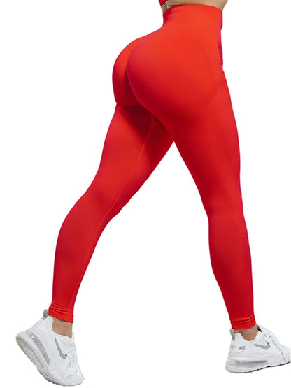 Seamless Booty Leggings Women Gym Two Piece Set