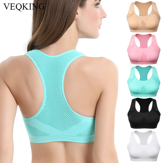 Women Breathable Sports Bra Absorb Sweat Shockproof