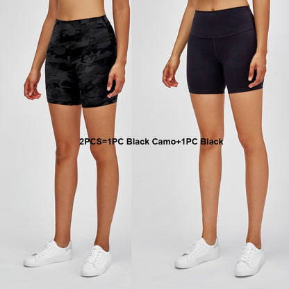 PHYSICAL High Waisted Workout Shorts Stretchy