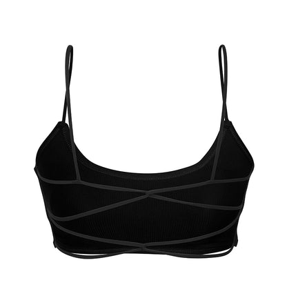 Beauty Cross Back Sport Bra For Women Yoga Sport