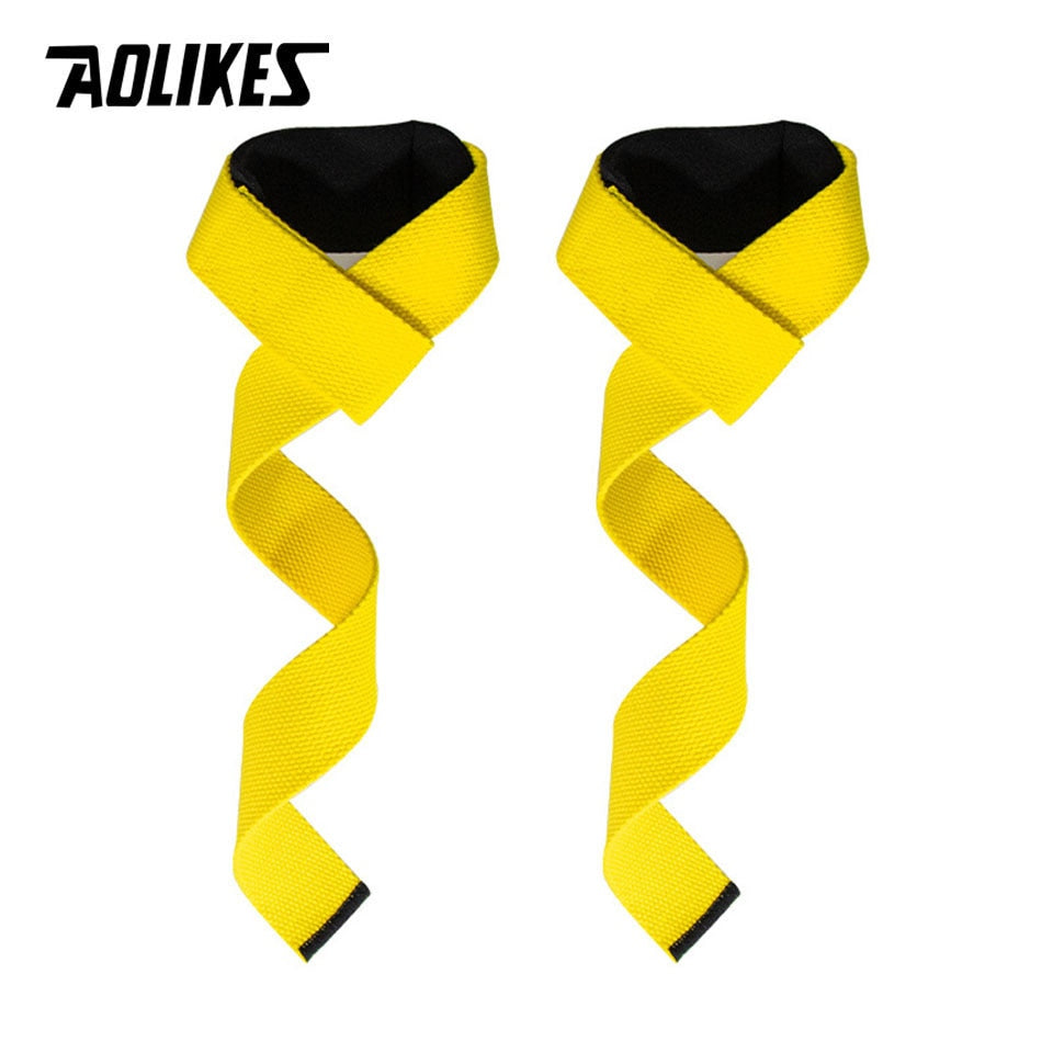 1 Pair Weight lifting Wrist Straps Fitness Bodybuilding