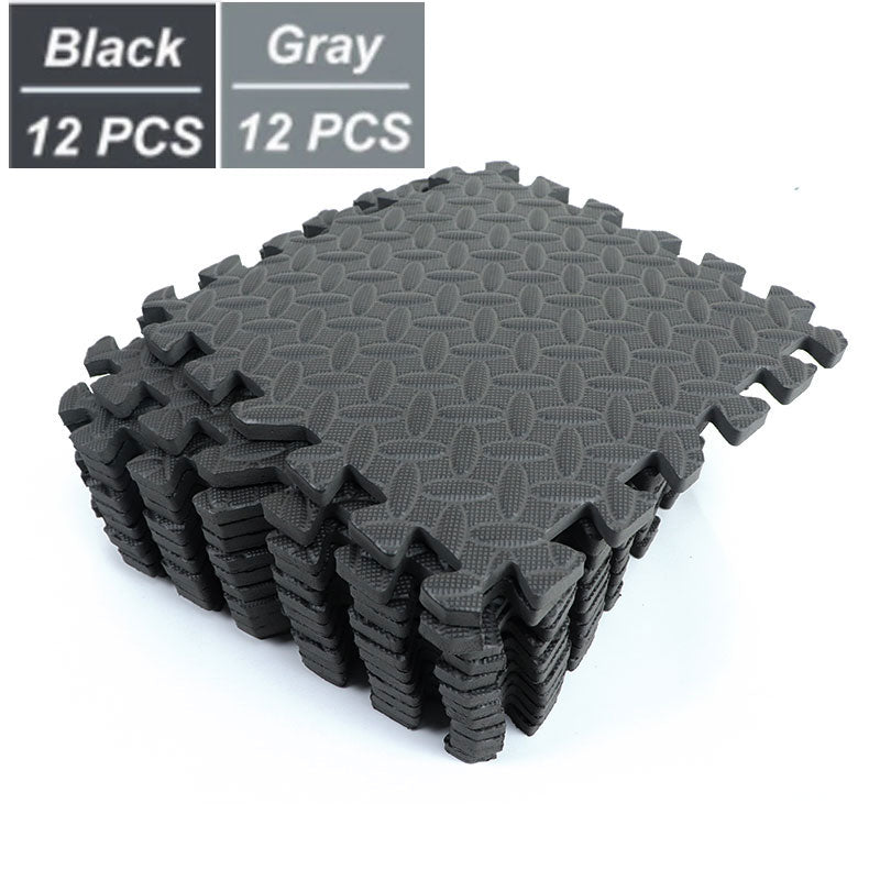 Sports Protection Gym Mat EVA Leaf Grain Floor Mats