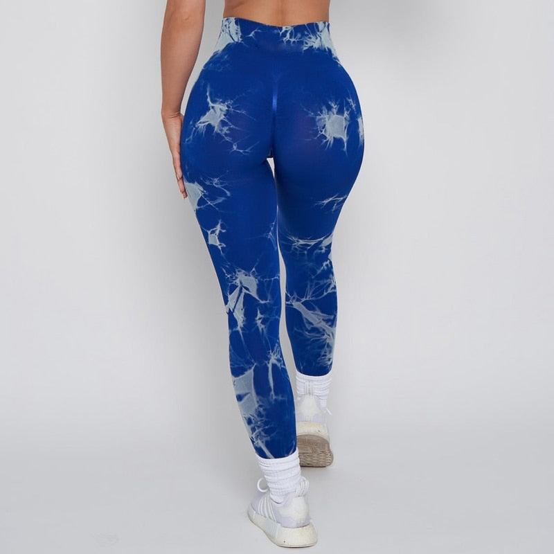 New Lightning Marble Scrunch Butt Leggings