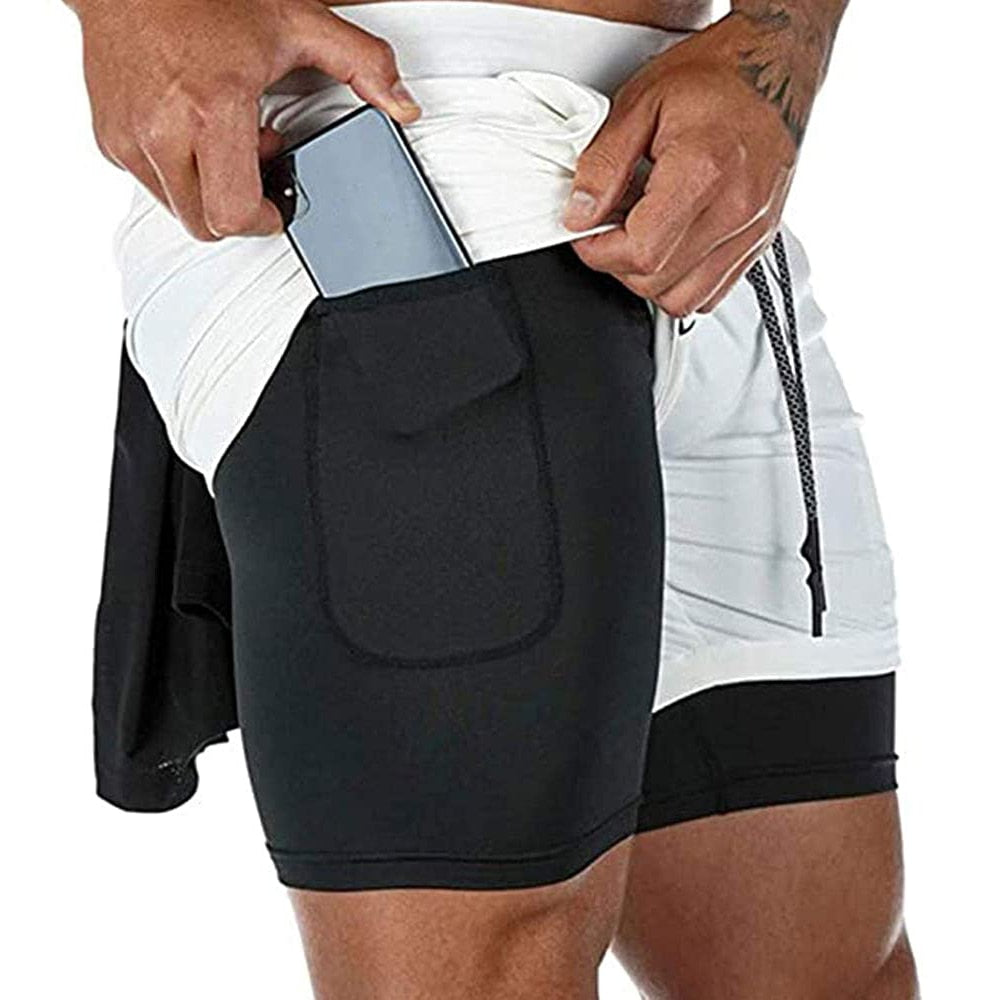 Running Shorts Men Fitness Gym Training Sports